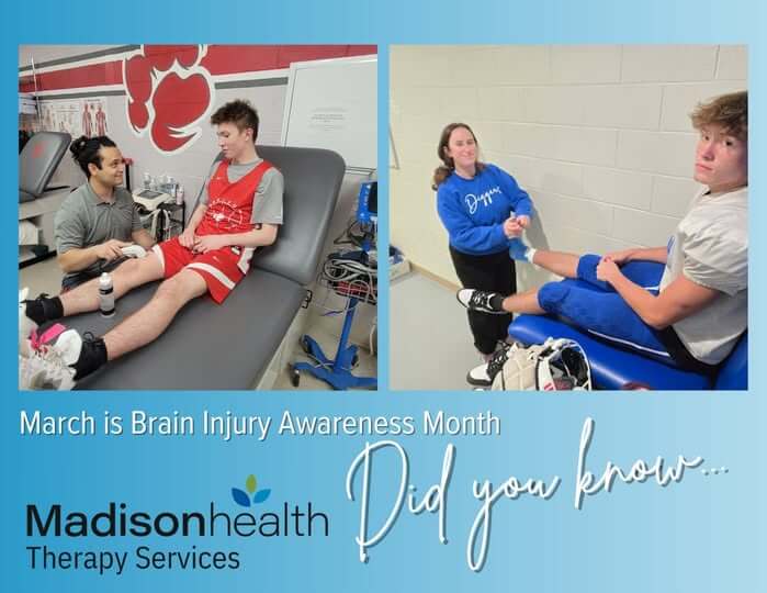 March is National Athletic Training Month & Brain Injury Awareness Month