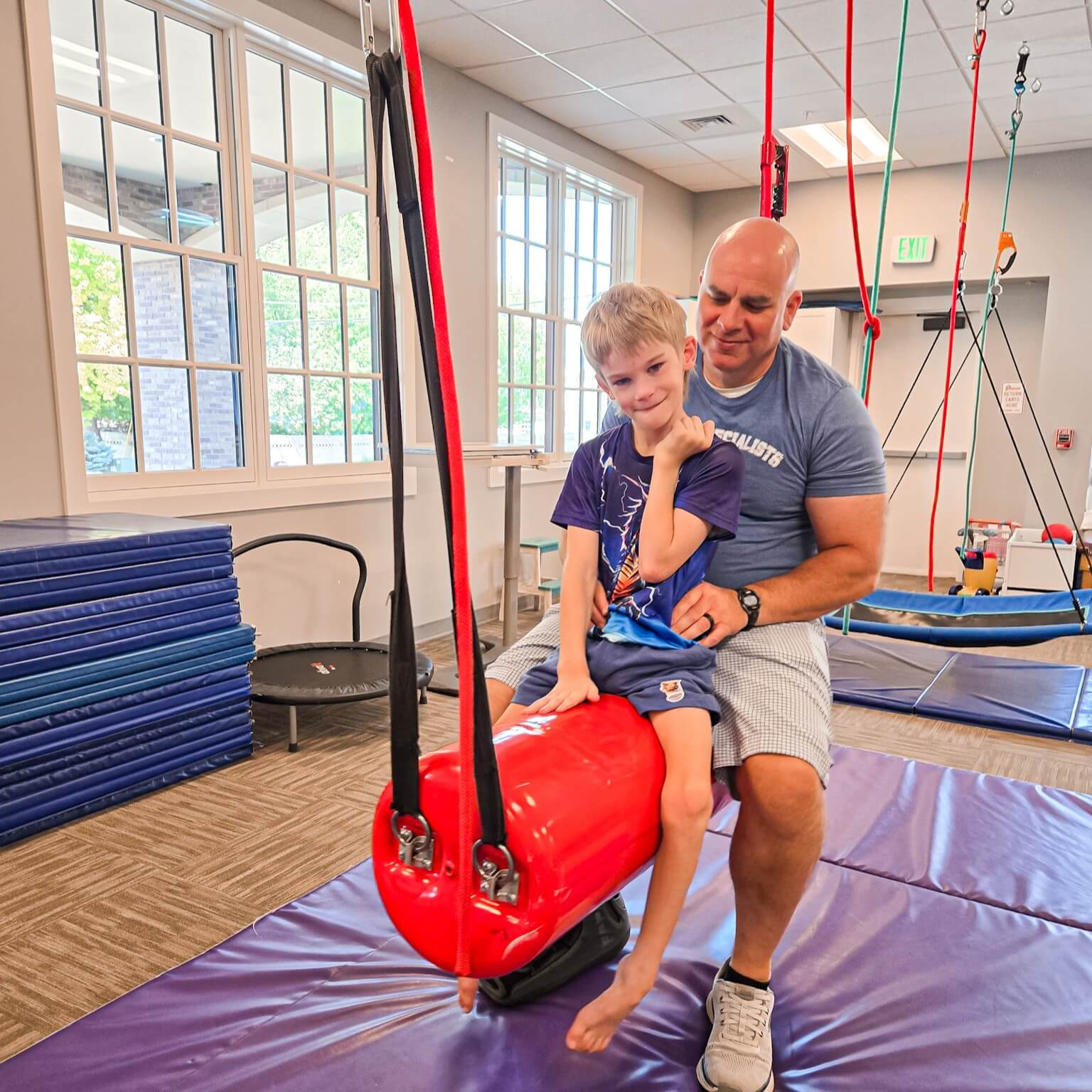 child learning emotional regulation skills with occupational therapist East Idaho