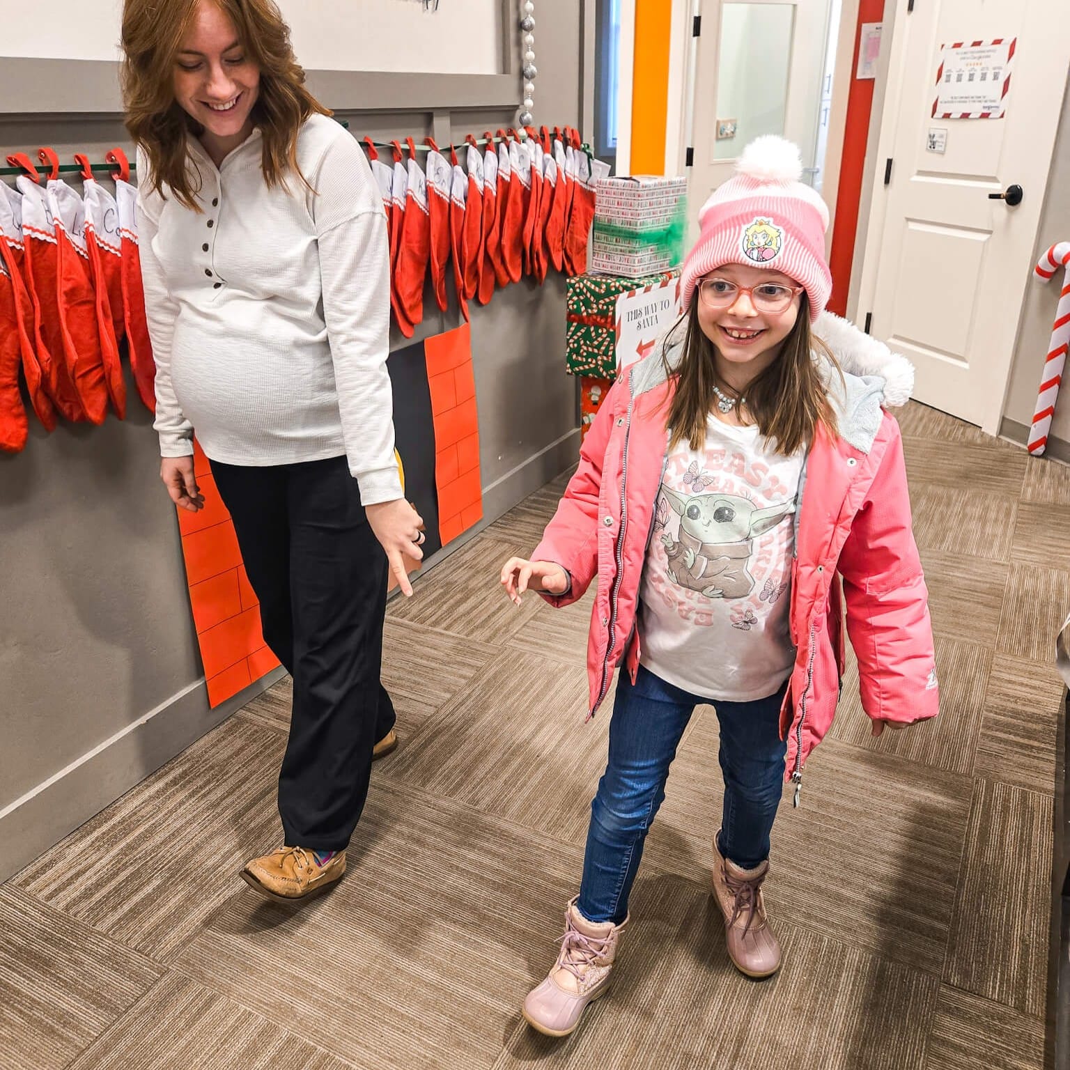 child working with physical therapist to improve walking pattern East Idaho
