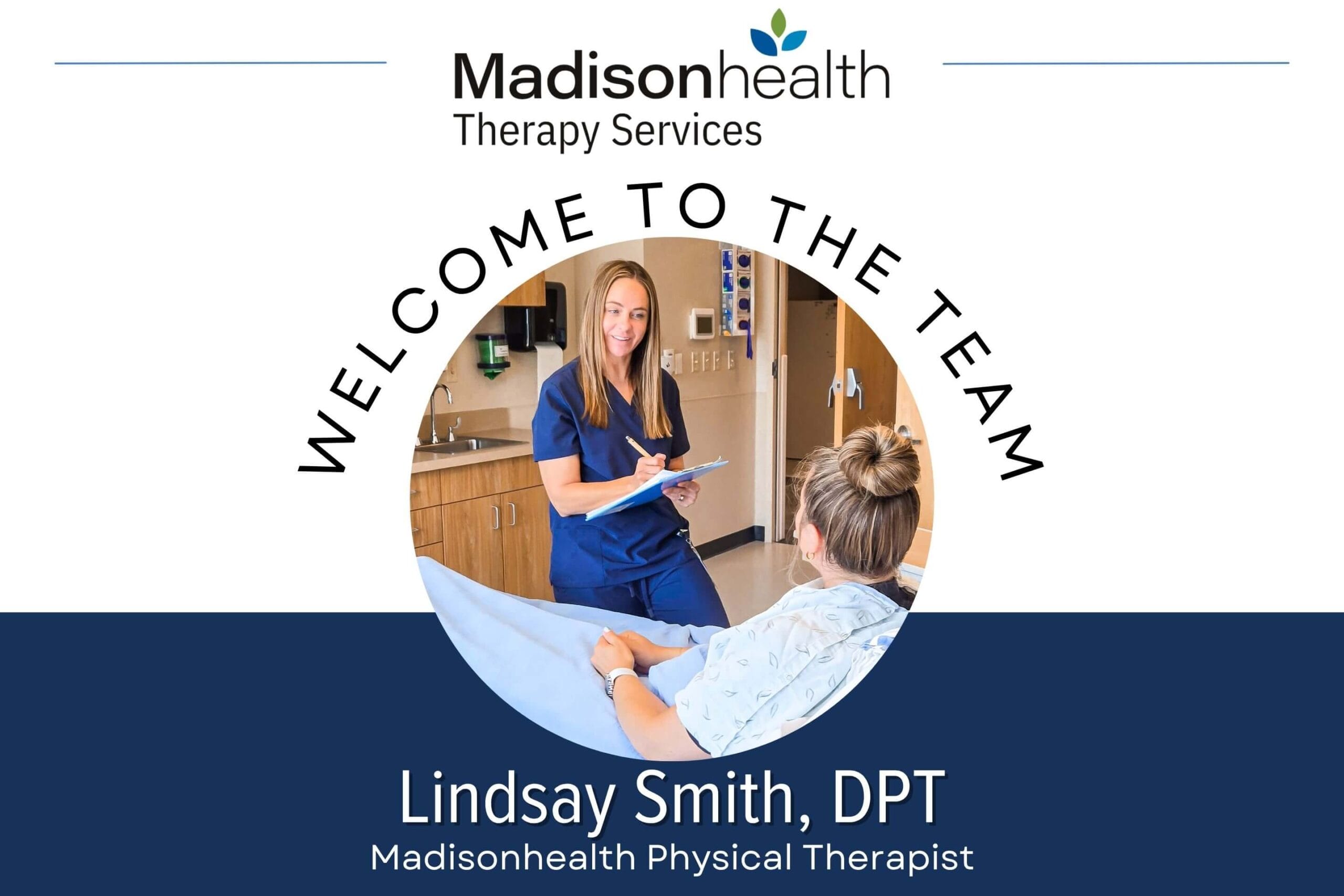 Welcome Lindsay (2) (1) Lindsay Smith Physical Therapist